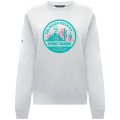 Colorado Rockies Levelwear Women's Yvette Spring Training Badge Bold Sweatshirt - MLB Sweatshirts