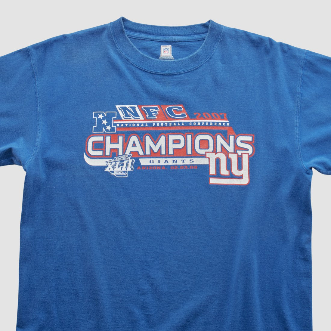 New York Giants Super Bowl XLII NFL 2007 T-shirt | NFL Near me