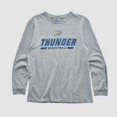 Heather Gray Oklahoma City Thunder NBA 2010s Long Sleeve T-shirt | NBA
