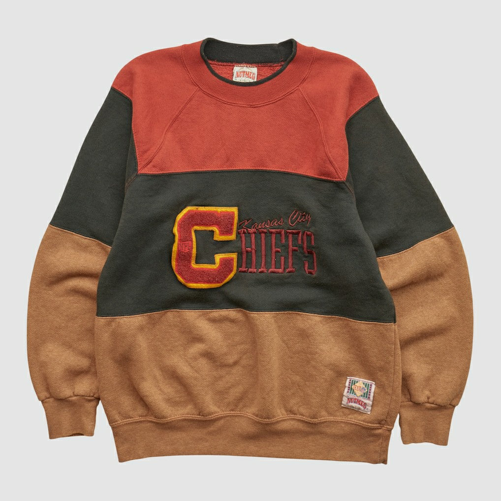 Kansas City Chiefs Nutmeg Mills 90s Pullover Sweatshirt | NFL Outlet