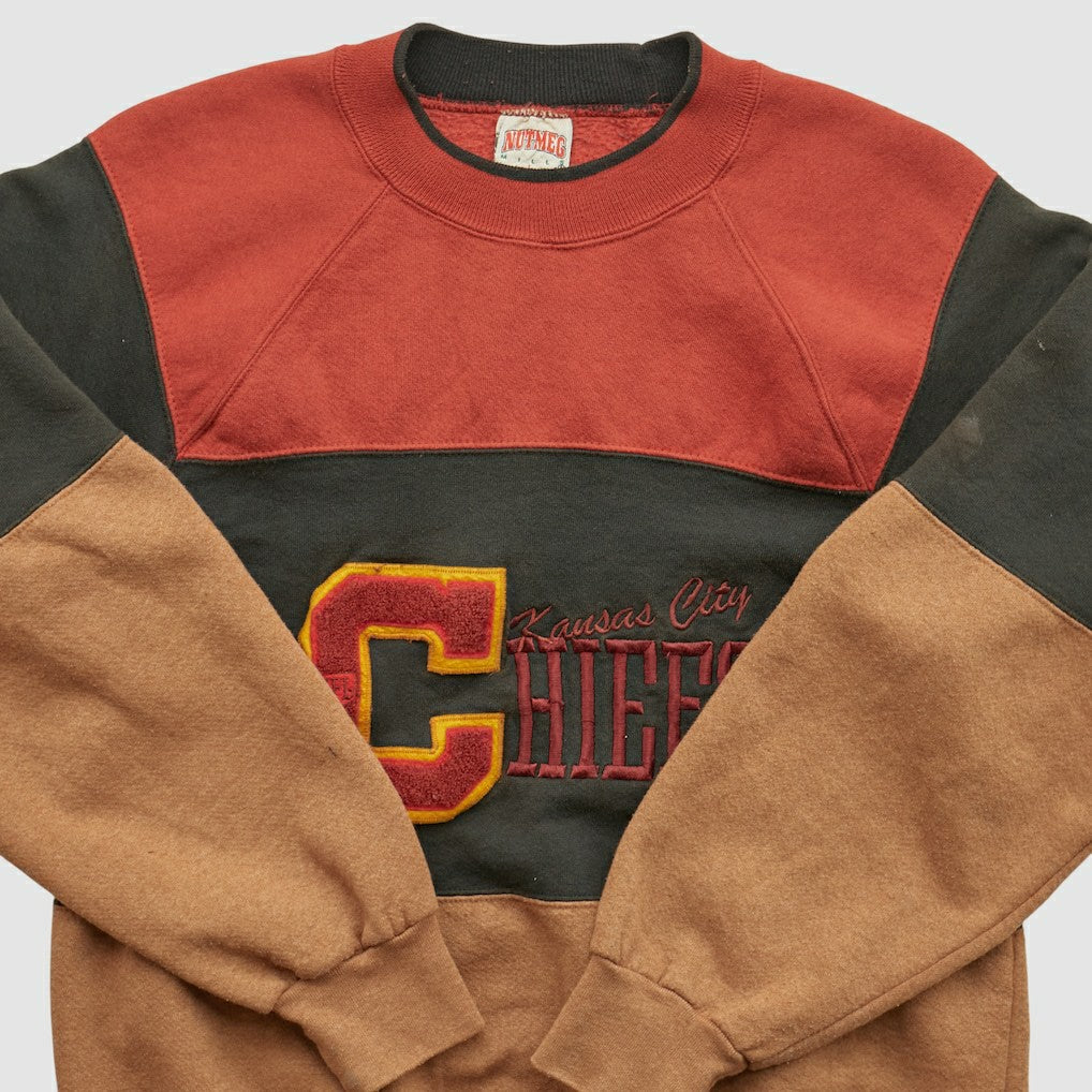Kansas City Chiefs Nutmeg Mills 90s Pullover Sweatshirt | NFL Outlet