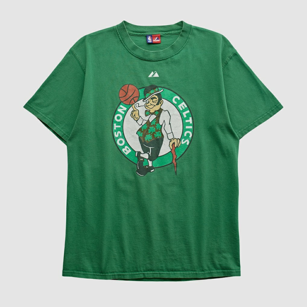 Green Boston Celtics Majestic 2000s T-shirt | NBA