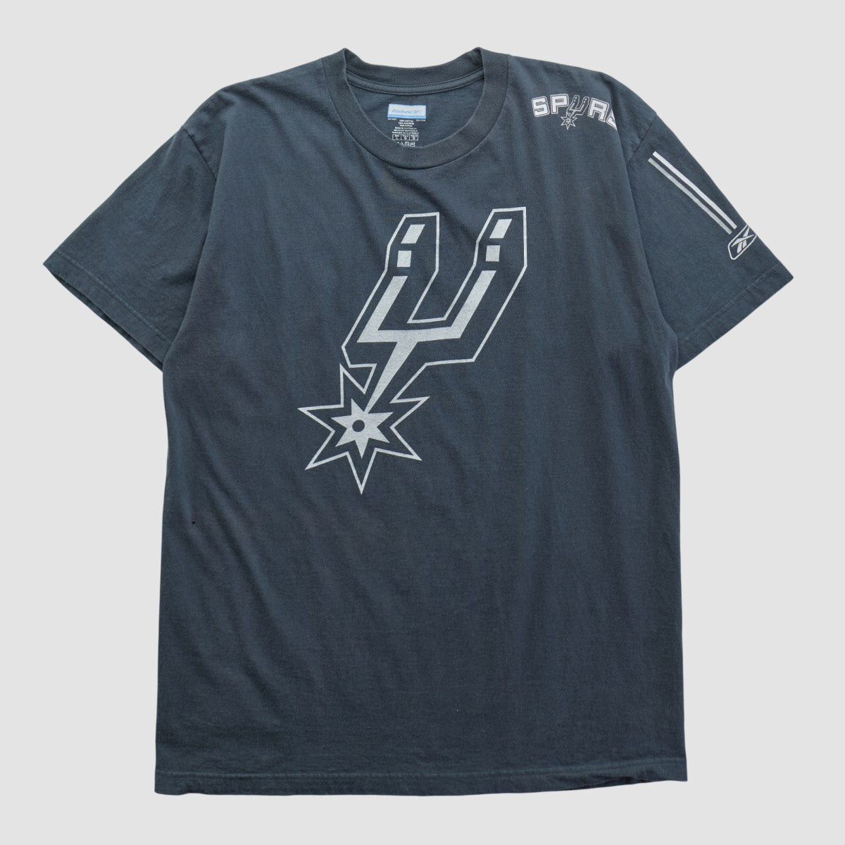 Black San Antonio Spurs Reebok 2000s T-shirt | NBA