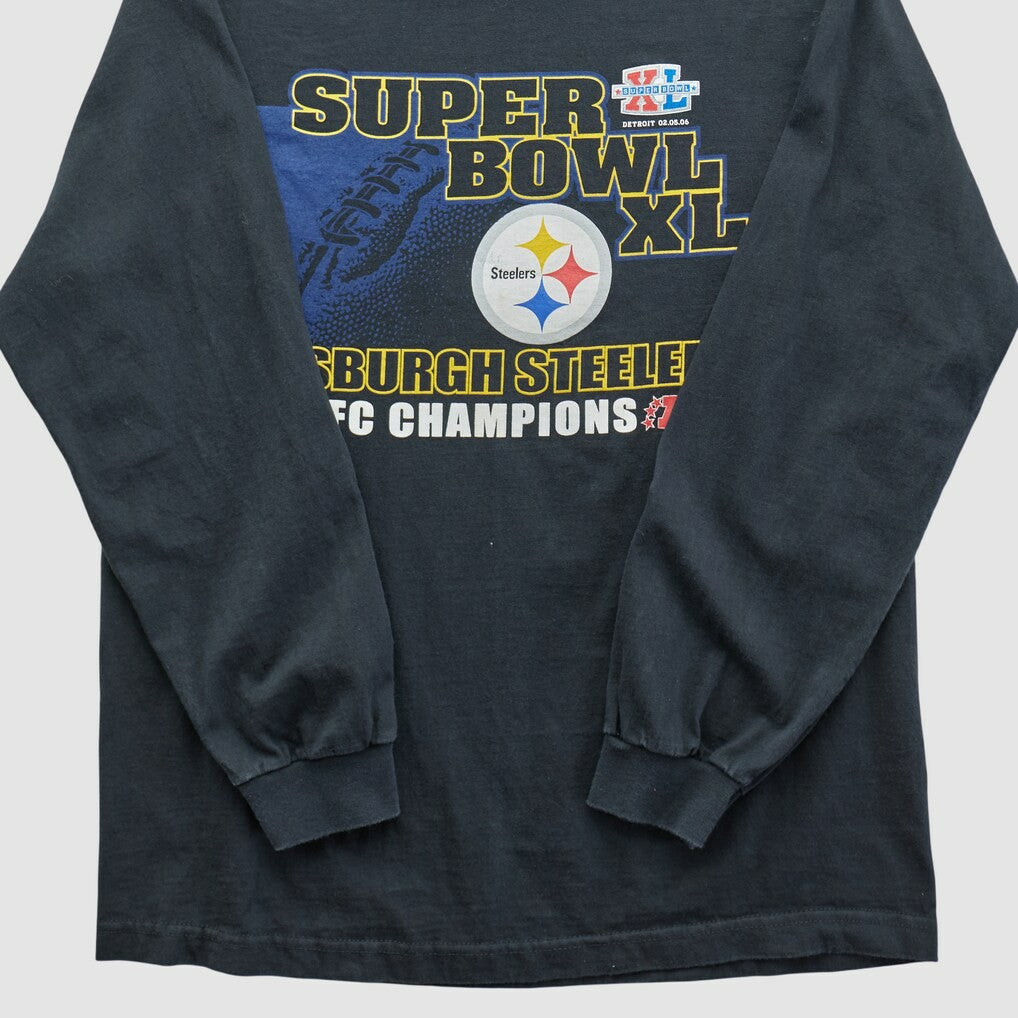 Pittsburgh Steelers Super Bowl XL Alstyle 2006 Long Sleeve T-shirt | NFL Online