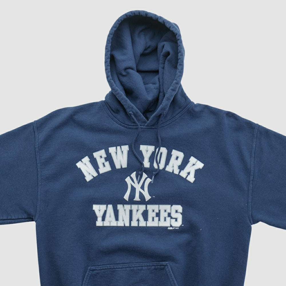 New York Yankees Stitches 2010s Hooded Pullover Sweatshirt - MLB Pullover