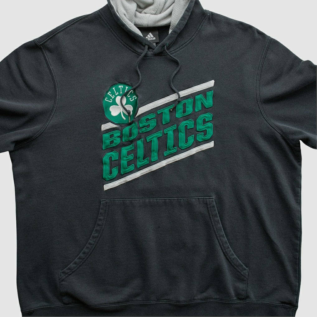 Black Boston Celtics 2010s Hooded Pullover Sweatshirt | NBA