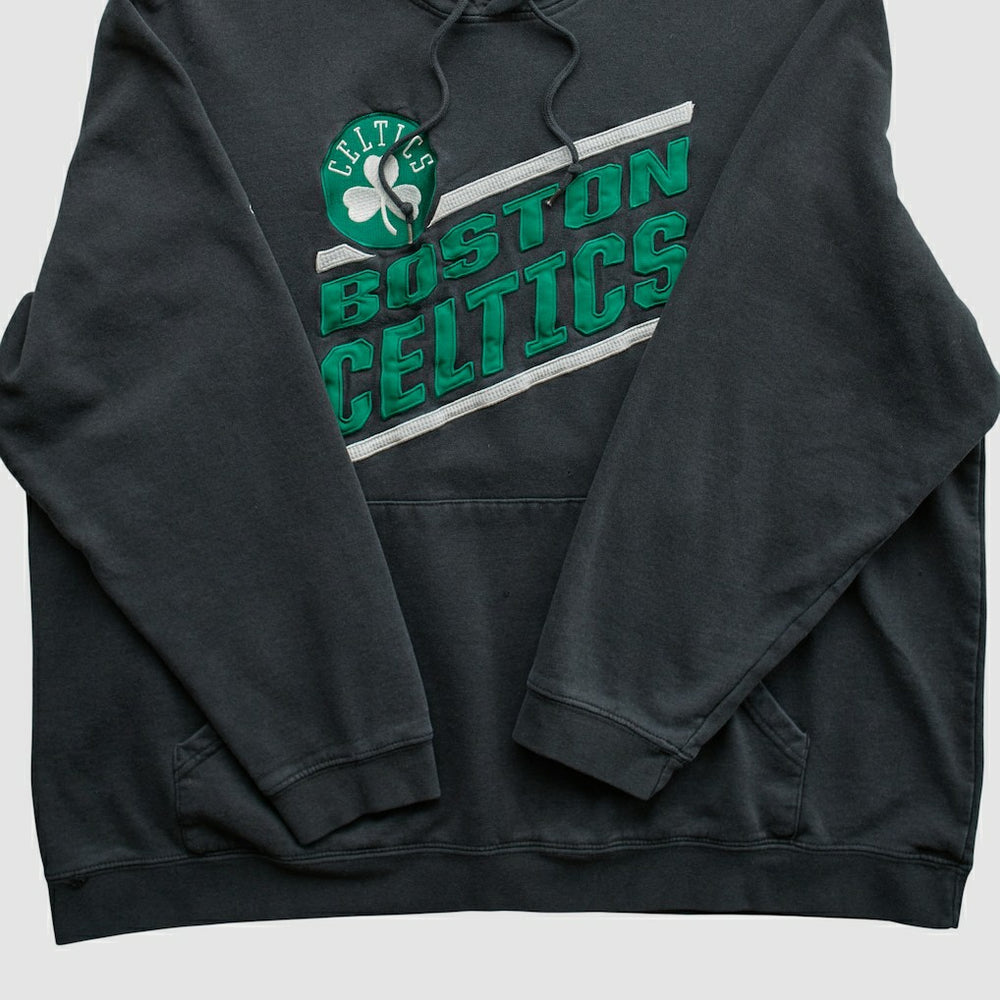 Black Boston Celtics 2010s Hooded Pullover Sweatshirt | NBA