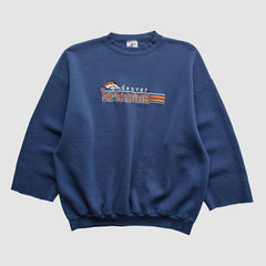 Denver Broncos Logo Athletic 90s Pullover Sweatshirt | NFL Discount