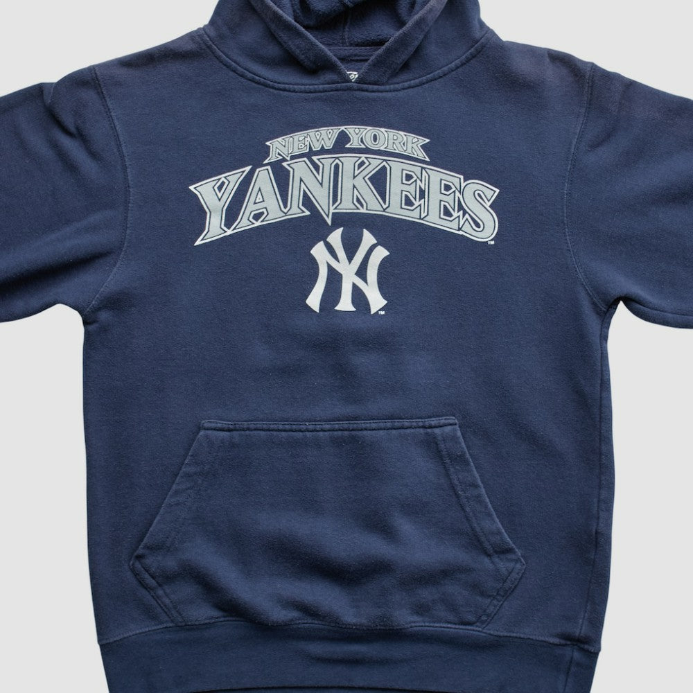 New York Yankees Stitches 2010s Hooded Pullover Sweatshirt - MLB Pullover