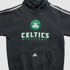 Black Boston Celtics 2010s Hooded Pullover Sweatshirt | NBA
