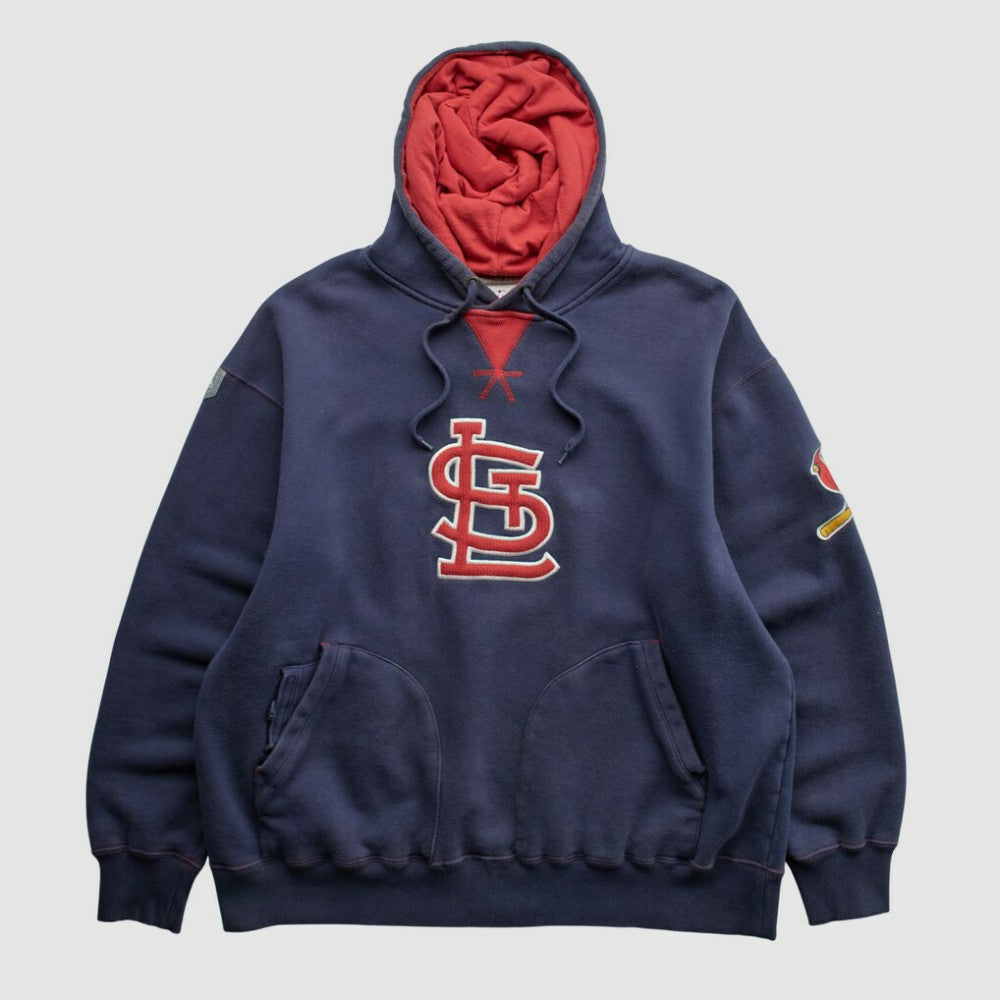 St. Louis Cardinals Majestic 2000s Hooded Pullover Sweatshirt - MLB Pullover