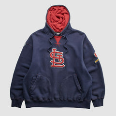 St. Louis Cardinals Majestic 2000s Hooded Pullover Sweatshirt - MLB Pullover