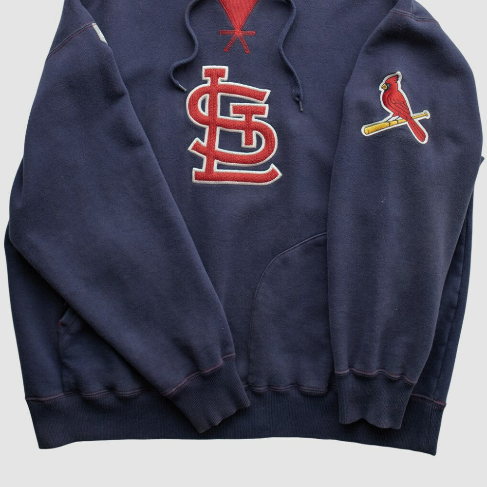 St. Louis Cardinals Majestic 2000s Hooded Pullover Sweatshirt - MLB Pullover