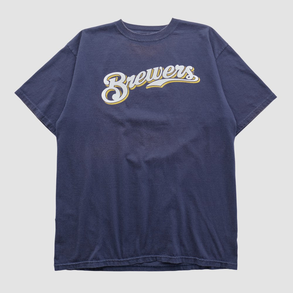 Milwaukee Brewers Majestic 2000s T-shirt - MLB T-shirts