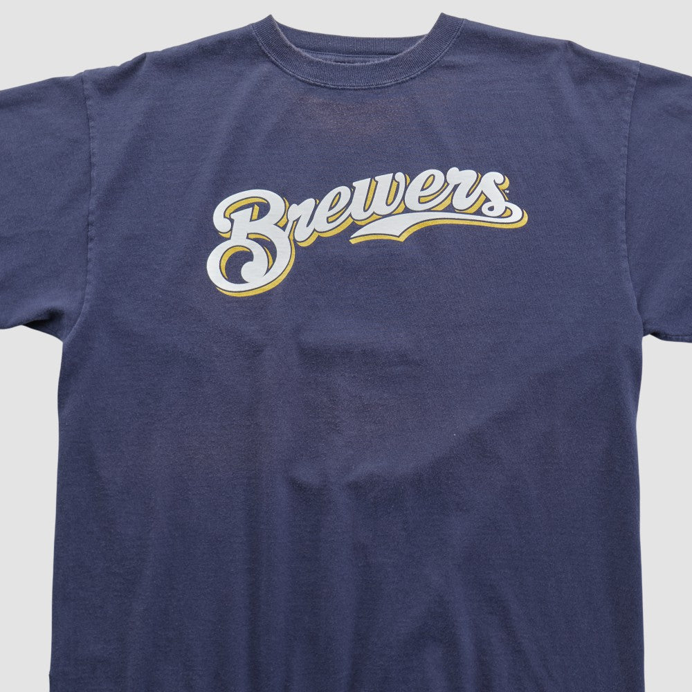 Milwaukee Brewers Majestic 2000s T-shirt - MLB T-shirts