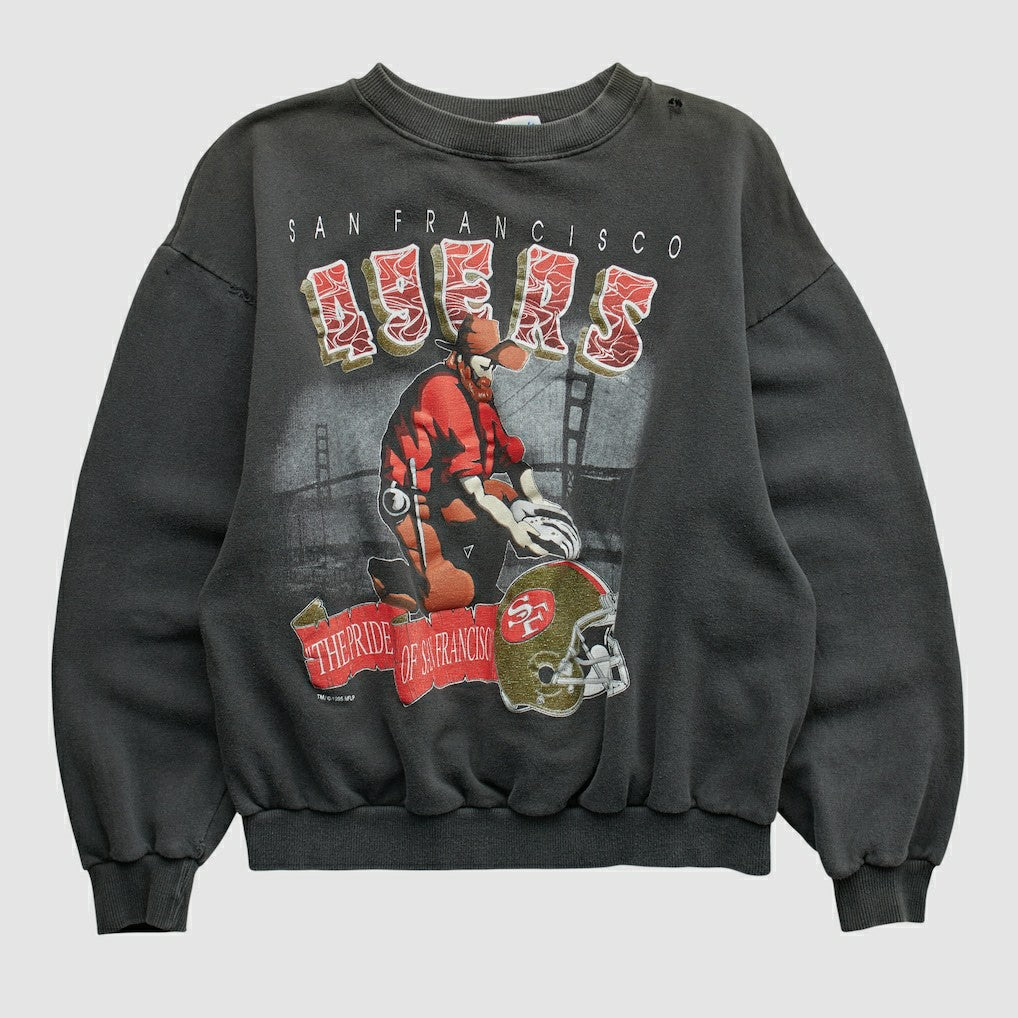San Francisco 49ers All Out Fan 90s Pullover Sweatshirt | NFL US