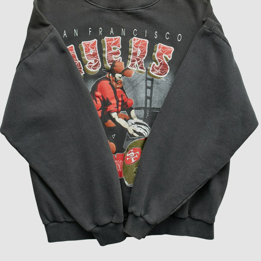 San Francisco 49ers All Out Fan 90s Pullover Sweatshirt | NFL US
