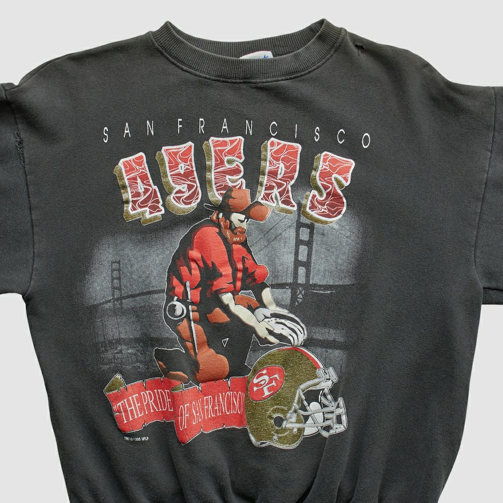 San Francisco 49ers All Out Fan 90s Pullover Sweatshirt | NFL US