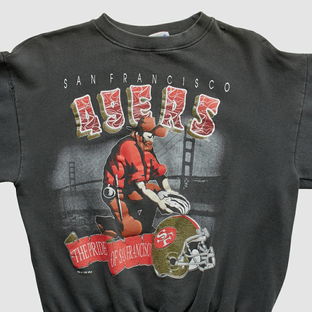 San Francisco 49ers All Out Fan 90s Pullover Sweatshirt | NFL US