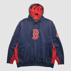 Boston Red Sox Majestic 2000s Hooded Pullover Sweatshirt - MLB Pullover