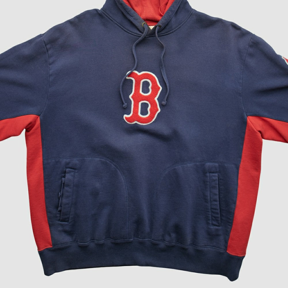Boston Red Sox Majestic 2000s Hooded Pullover Sweatshirt - MLB Pullover