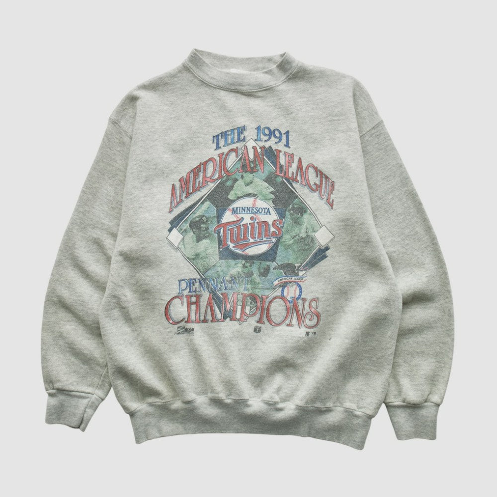 Minnesota Twins Salem Sportswear 1991 Pullover Sweatshirt - MLB Pullover
