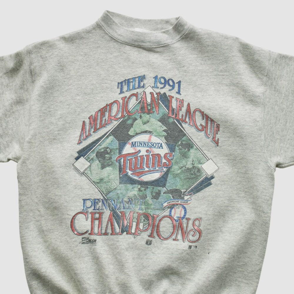 Minnesota Twins Salem Sportswear 1991 Pullover Sweatshirt - MLB Pullover