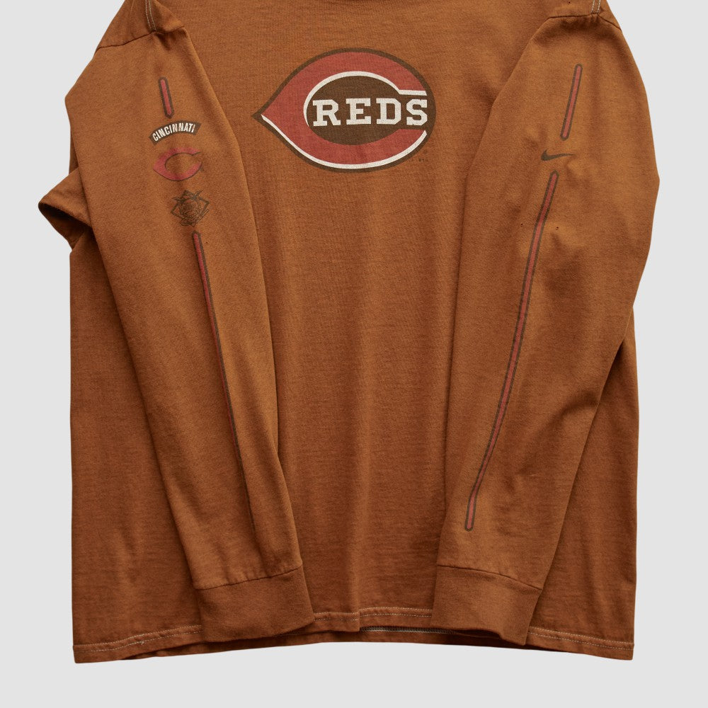 Cincinnati Reds Nike 2000s Long Sleeve T-shirt - MLB T-shirts