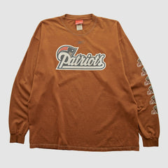 New England Patriots Reebok 2000s Long Sleeve T-shirt | NFL Sale