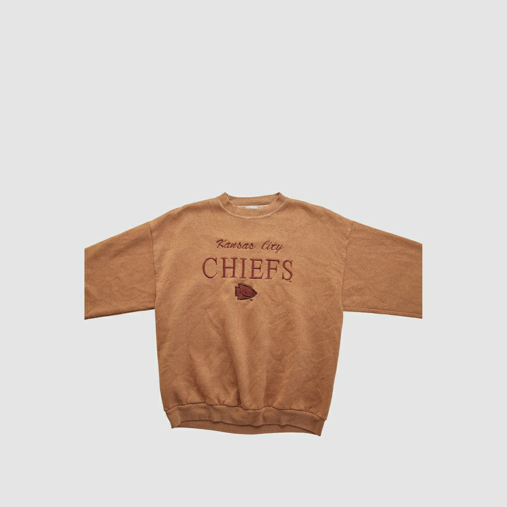 Kansas City Chiefs Logo 7 90s Pullover Sweatshirt | NFL New