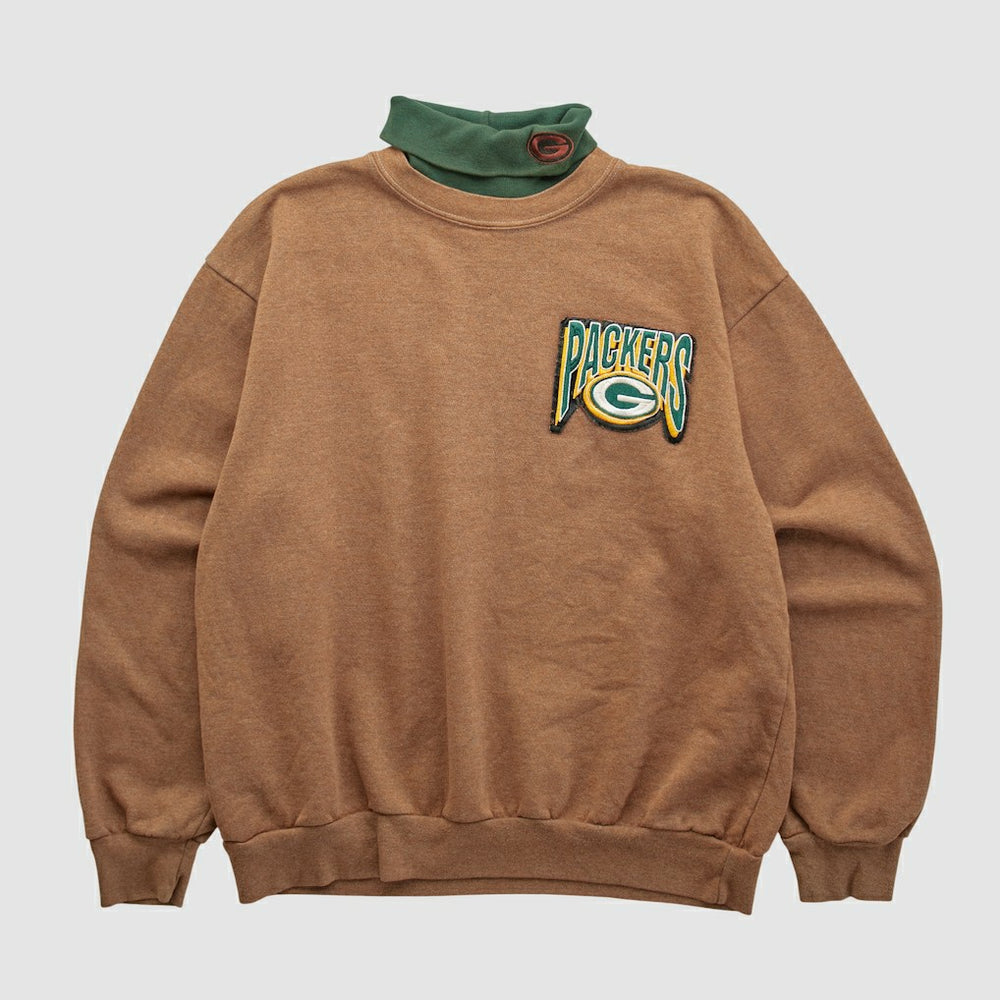 Green Bay Packers Majestic 90s Pullover Sweatshirt | NFL Online