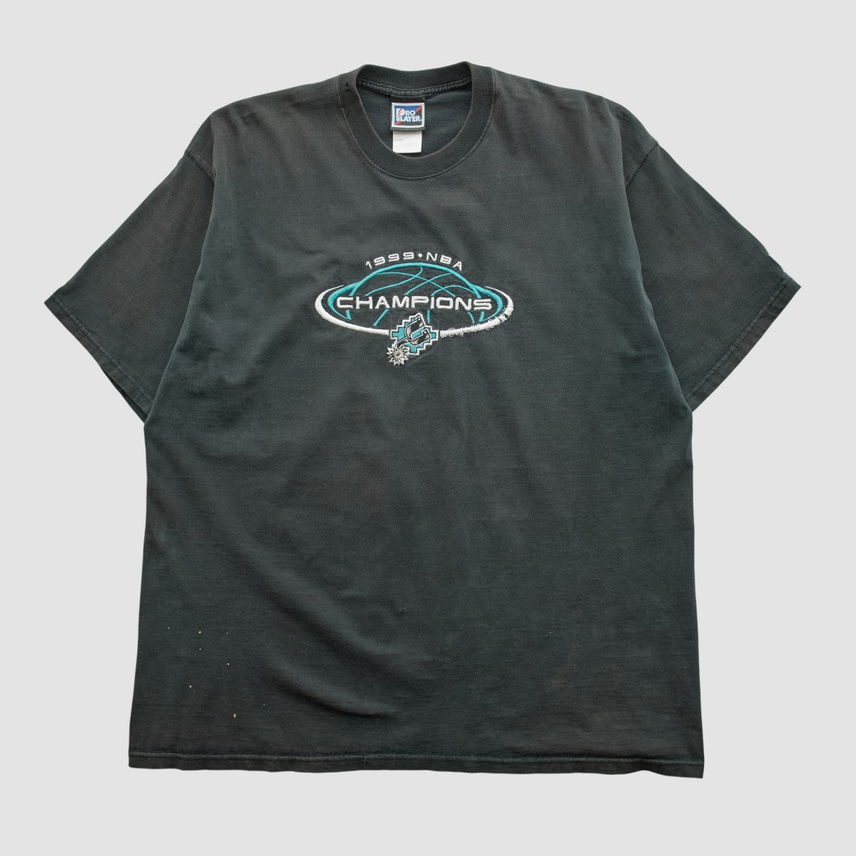 Black San Antonio Spurs Pro Player 1999 T-shirt | NBA