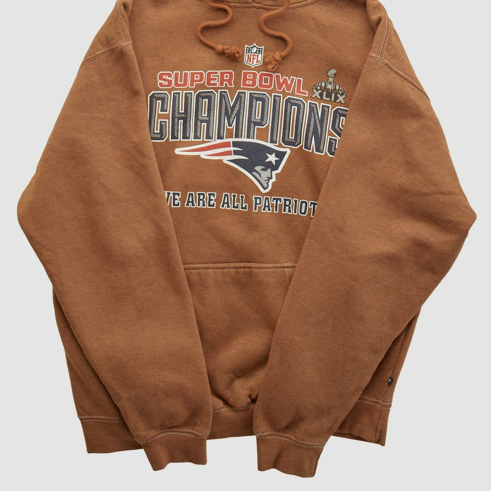 New England Patriots Super Bowl XLIX Pennant Sportswear 2015 Hooded Pullover Sweatshirt | NFL Online