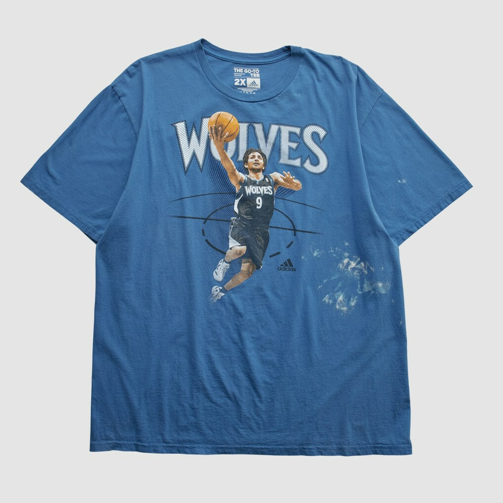 Blue Minnesota Timberwolves 2010s T-shirt | NBA
