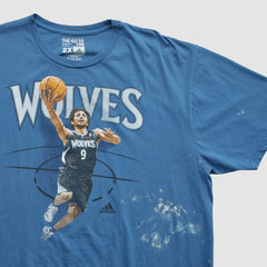 Blue Minnesota Timberwolves 2010s T-shirt | NBA