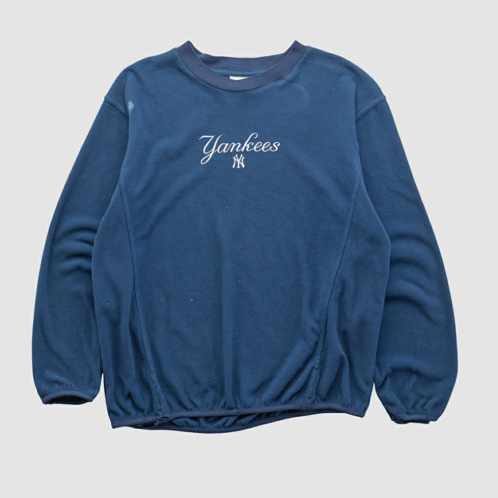 New York Yankees Lee Apparel 2000s Pullover Sweatshirt - MLB Pullover