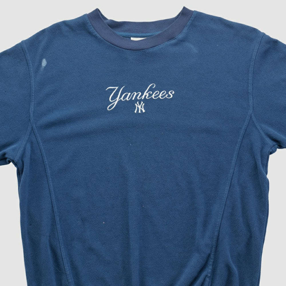 New York Yankees Lee Apparel 2000s Pullover Sweatshirt - MLB Pullover