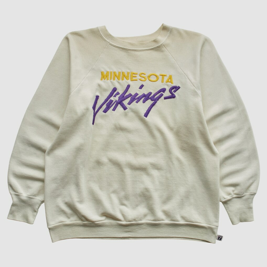 Minnesota Vikings Logo 7 80s Pullover Sweatshirt | NFL Near me