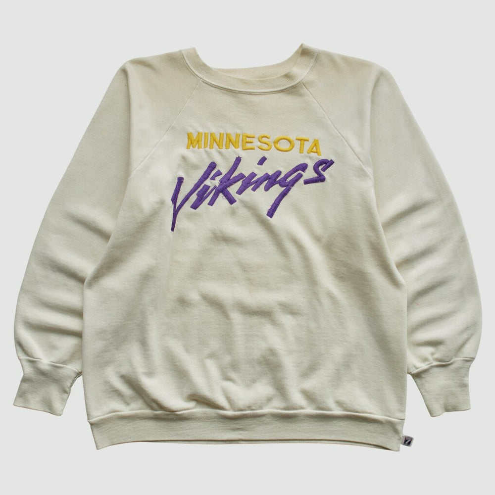 Minnesota Vikings Logo 7 80s Pullover Sweatshirt | NFL Near me