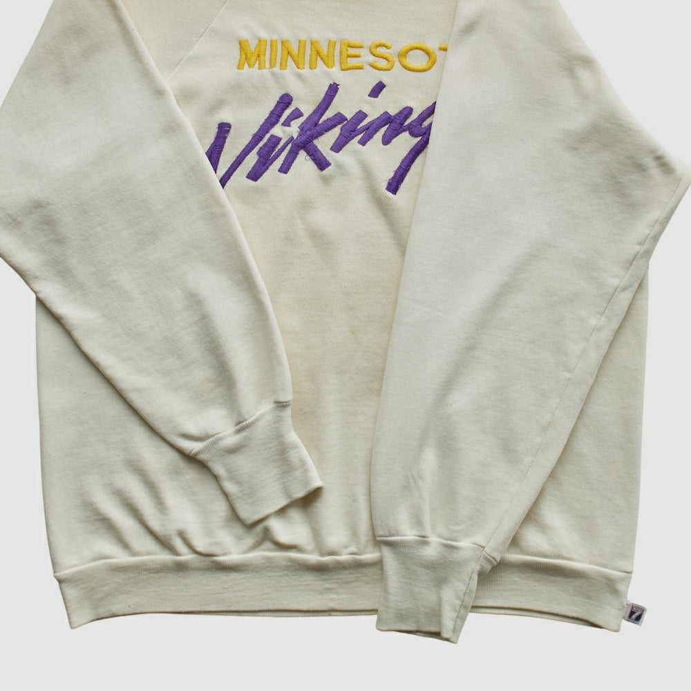 Minnesota Vikings Logo 7 80s Pullover Sweatshirt | NFL Near me