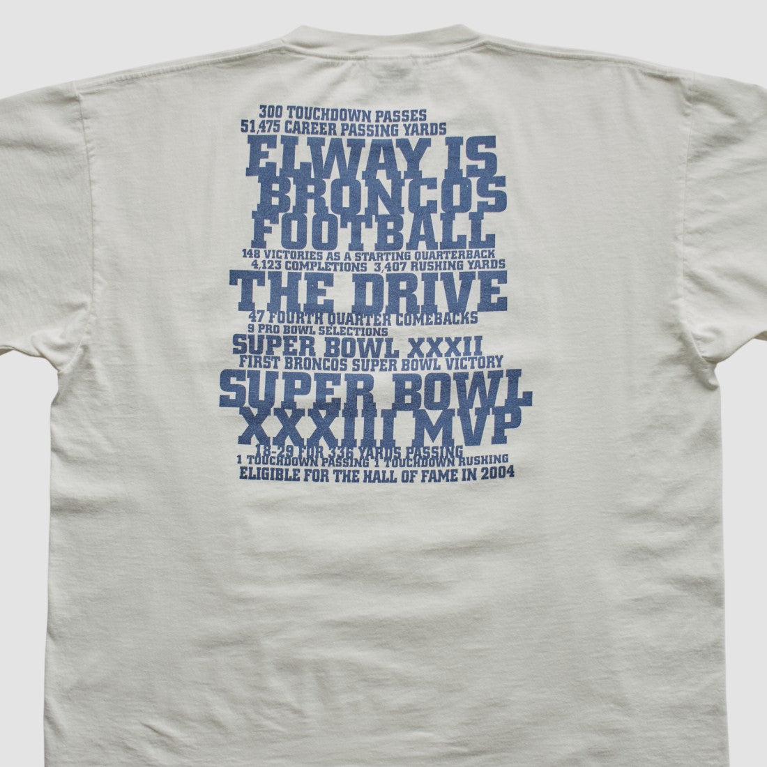 Denver Broncos Super Bowl XXXIII MVP 1999 T-shirt | NFL US