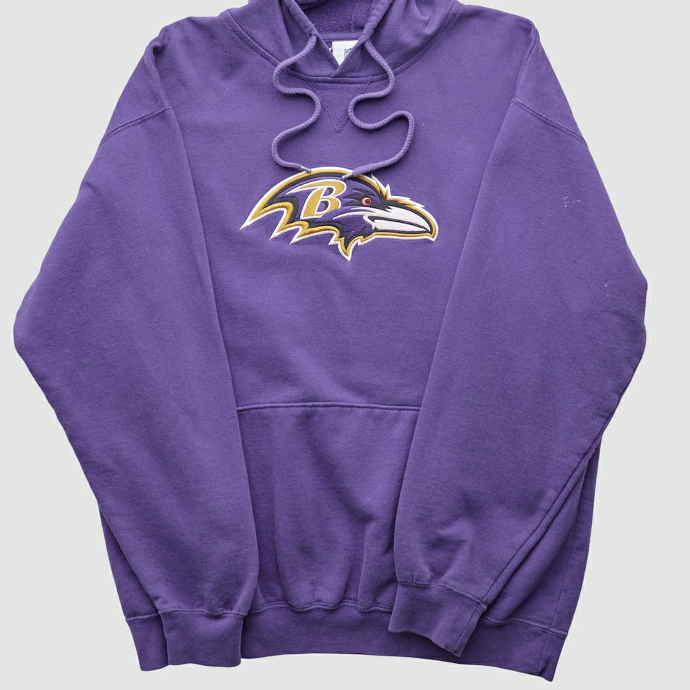 Baltimore Ravens NFL 2000s Hooded Pullover Sweatshirt | NFL Outlet