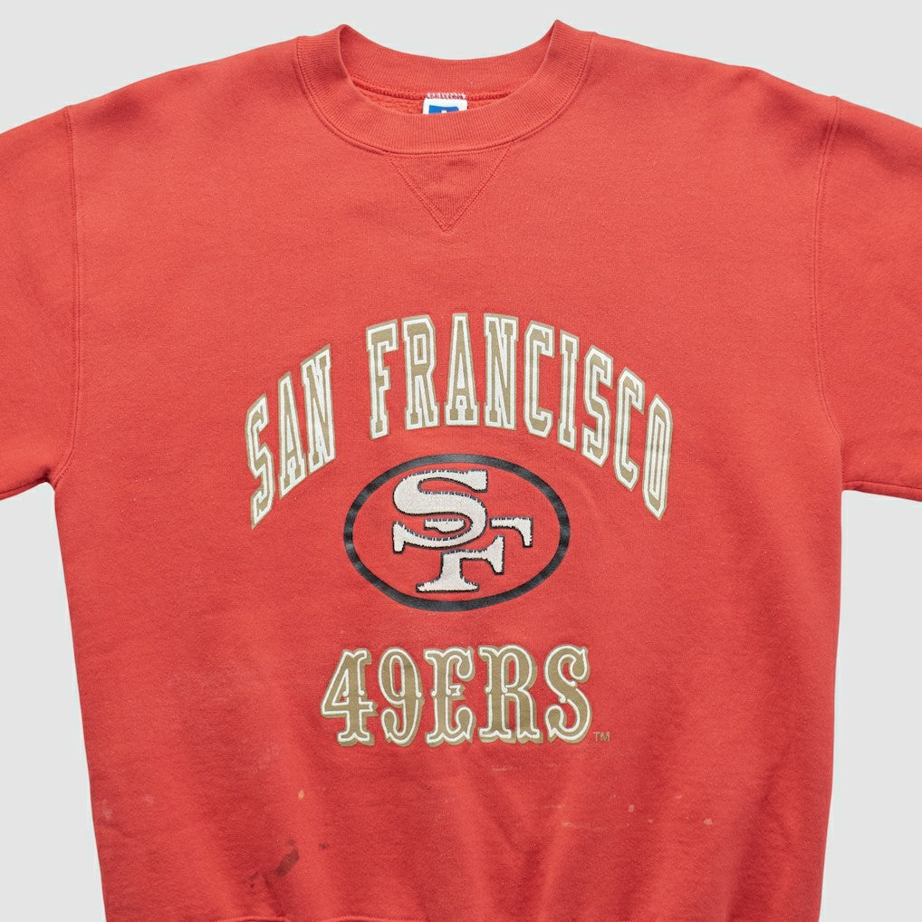 San Francisco 49ers Russell 90s Pullover Sweatshirt | NFL Hot