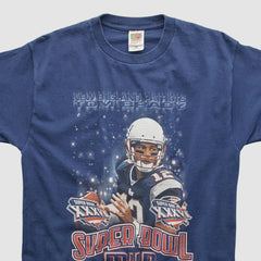 New England Patriots Super Bowl MVP Fruit of The Loom 2002 T-shirt | NFL Hot