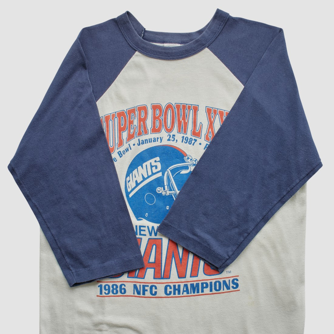 New York Giants Super Bowl XXI Trench 1986 T-shirt | NFL Sale