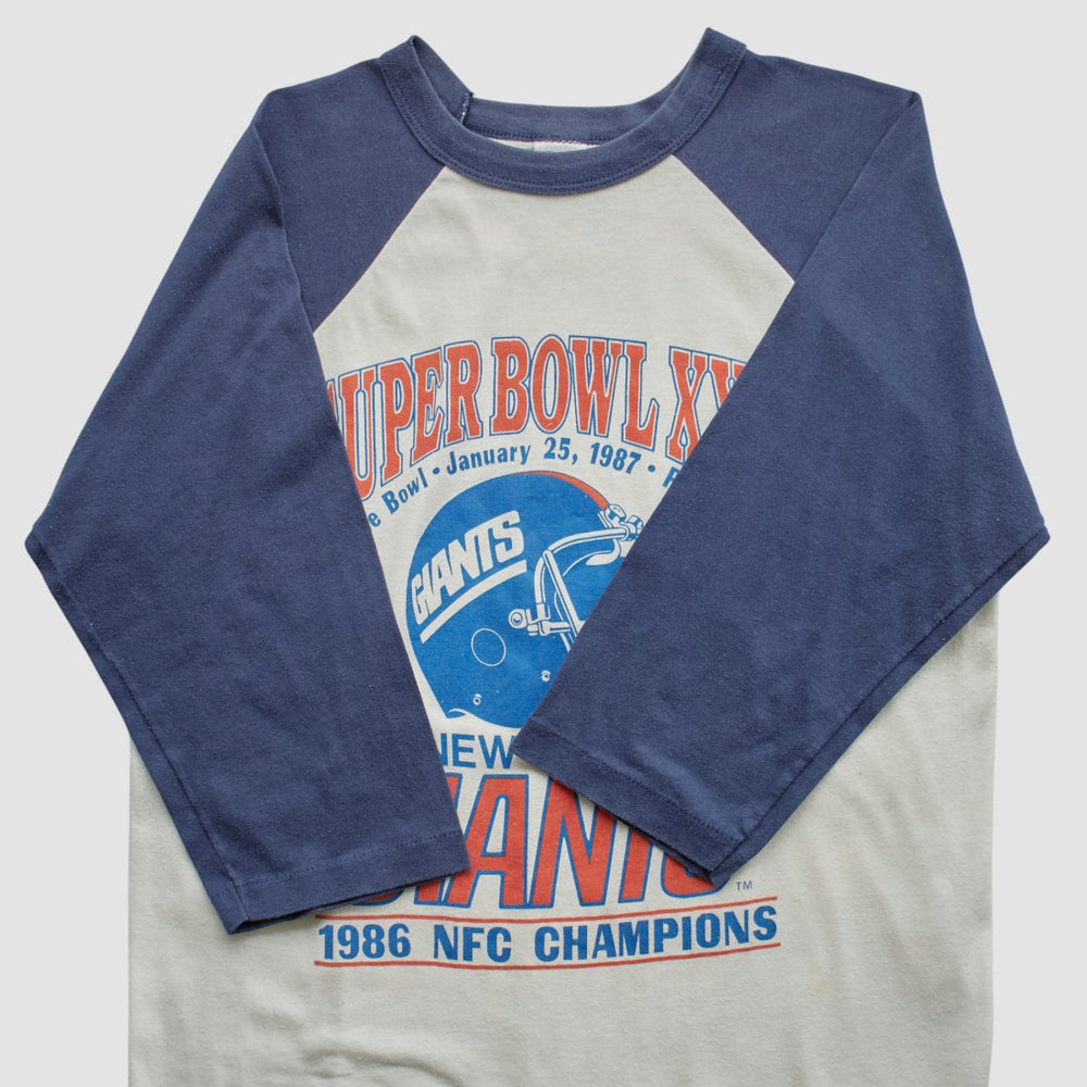 New York Giants Super Bowl XXI Trench 1986 T-shirt | NFL Sale