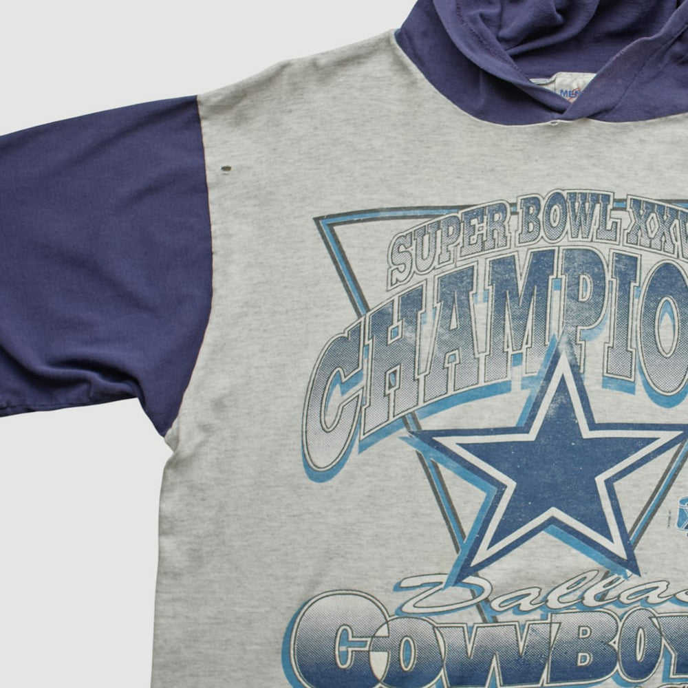 Dallas Cowboys Super Bowl XXVIII Mendez Sportswear 1994 Hooded T-shirt | NFL Outlet