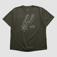 Black San Antonio Spurs NBA 2000s T-shirt | NBA