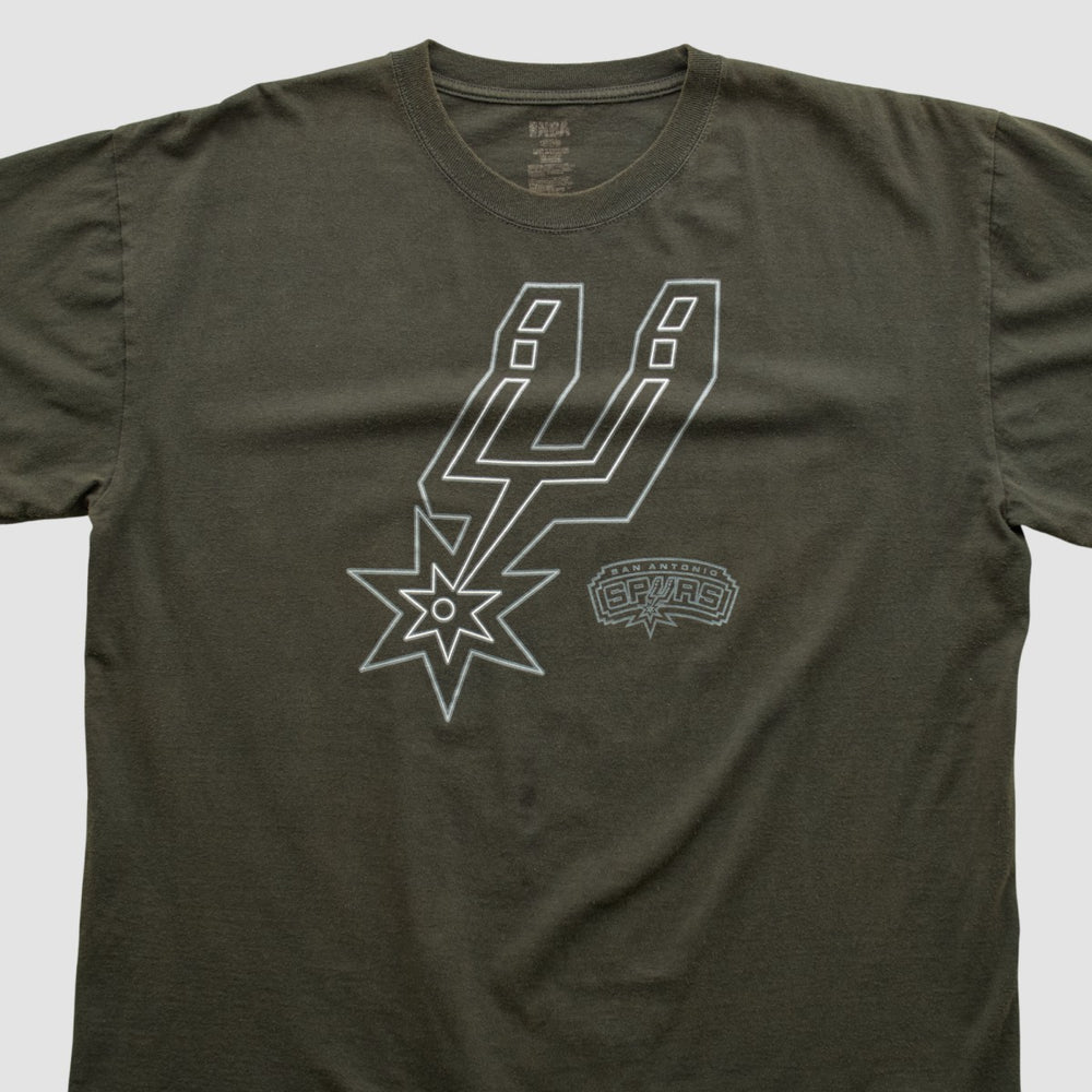 Black San Antonio Spurs NBA 2000s T-shirt | NBA