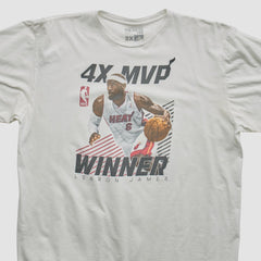 White Lebron James 2010s T-shirt | NBA